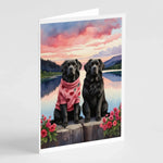 Two Hearts Greeting Cards - Size: 5X7 | Pack Of: 8 | Collection name: Two hearts-AMAZON FACTORY
