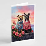 Two Hearts Greeting Cards - Size: 5X7 | Pack Of: 8 | Collection name: Two hearts-AMAZON FACTORY