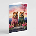 Two Hearts Greeting Cards - Size: 5X7 | Pack Of: 8 | Collection name: Two hearts-AMAZON FACTORY