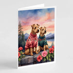 Two Hearts Greeting Cards - Size: 5X7 | Pack Of: 8 | Collection name: Two hearts-AMAZON FACTORY