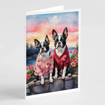Two Hearts Greeting Cards - Size: 5X7 | Pack Of: 8 | Collection name: Two hearts-AMAZON FACTORY