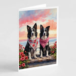 Two Hearts Greeting Cards - Size: 5X7 | Pack Of: 8 | Collection name: Two hearts-AMAZON FACTORY