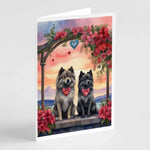 Two Hearts Greeting Cards - Size: 5X7 | Pack Of: 8 | Collection name: Two hearts-AMAZON FACTORY