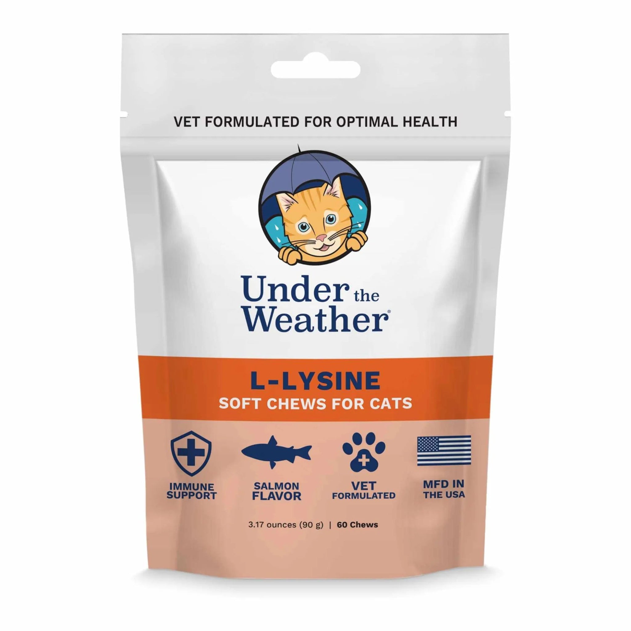 Under the Weather Cat L - Lysine Chews 60 ct. - AMAZON FACTORY