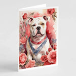 Valentine Roses Greeting Cards - Size: 5X7 | Pack Of: 8 | Collection name: Valentine roses-AMAZON FACTORY
