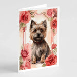 Valentine Roses Greeting Cards - Size: 5X7 | Pack Of: 8 | Collection name: Valentine roses-AMAZON FACTORY