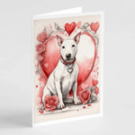 Valentine Roses Greeting Cards - Size: 5X7 | Pack Of: 8 | Collection name: Valentine roses-AMAZON FACTORY