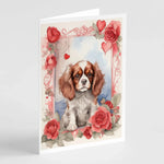 Valentine Roses Greeting Cards - Size: 5X7 | Pack Of: 8 | Collection name: Valentine roses-AMAZON FACTORY