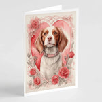 Valentine Roses Greeting Cards - Size: 5X7 | Pack Of: 8 | Collection name: Valentine roses-AMAZON FACTORY