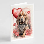 Valentine Roses Greeting Cards - Size: 5X7 | Pack Of: 8 | Collection name: Valentine roses-AMAZON FACTORY