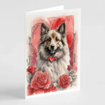 Valentine Roses Greeting Cards - Size: 5X7 | Pack Of: 8 | Collection name: Valentine roses-AMAZON FACTORY