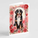 Valentine Roses Greeting Cards - Size: 5X7 | Pack Of: 8 | Collection name: Valentine roses-AMAZON FACTORY