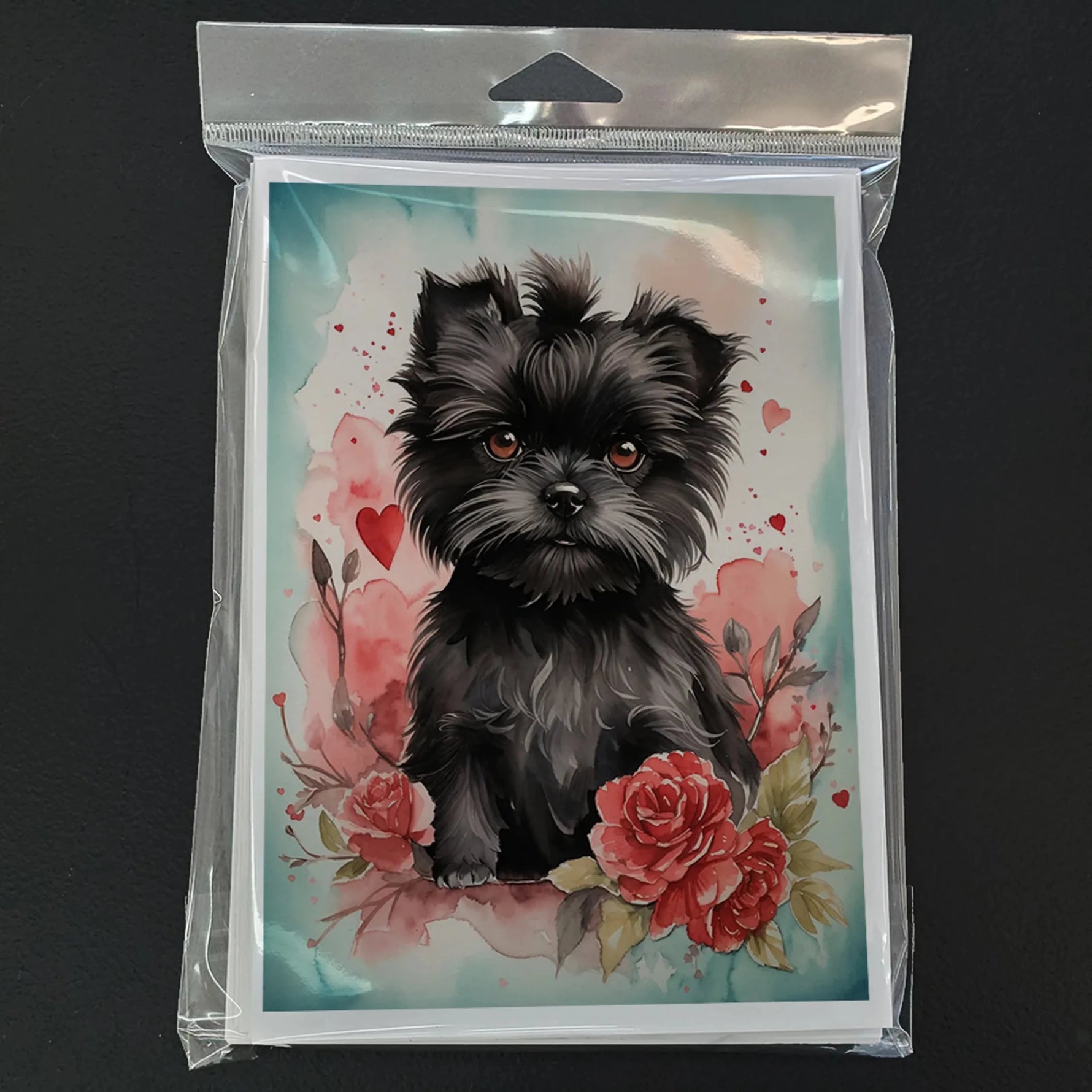 Valentine Roses Greeting Cards - Size: 5X7 | Pack Of: 8 | Collection name: Valentine roses-AMAZON FACTORY
