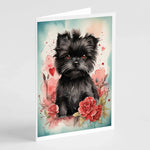 Valentine Roses Greeting Cards - Size: 5X7 | Pack Of: 8 | Collection name: Valentine roses-AMAZON FACTORY
