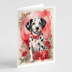 Valentine Roses Greeting Cards - Size: 5X7 | Pack Of: 8 | Collection name: Valentine roses-AMAZON FACTORY