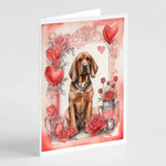 Valentine Roses Greeting Cards - Size: 5X7 | Pack Of: 8 | Collection name: Valentine roses-AMAZON FACTORY