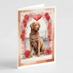 Valentine Roses Greeting Cards - Size: 5X7 | Pack Of: 8 | Collection name: Valentine roses-AMAZON FACTORY