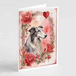 Valentine Roses Greeting Cards - Size: 5X7 | Pack Of: 8 | Collection name: Valentine roses-AMAZON FACTORY