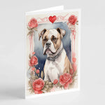 Valentine Roses Greeting Cards - Size: 5X7 | Pack Of: 8 | Collection name: Valentine roses-AMAZON FACTORY