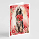Valentine Roses Greeting Cards - Size: 5X7 | Pack Of: 8 | Collection name: Valentine roses-AMAZON FACTORY