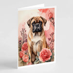 Valentine Roses Greeting Cards - Size: 5X7 | Pack Of: 8 | Collection name: Valentine roses-AMAZON FACTORY