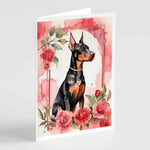 Valentine Roses Greeting Cards - Size: 5X7 | Pack Of: 8 | Collection name: Valentine roses-AMAZON FACTORY