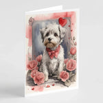 Valentine Roses Greeting Cards - Size: 5X7 | Pack Of: 8 | Collection name: Valentine roses-AMAZON FACTORY