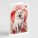 Valentine Roses Greeting Cards - Size: 5X7 | Pack Of: 8 | Collection name: Valentine roses-AMAZON FACTORY