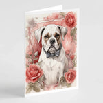 Valentine Roses Greeting Cards - Size: 5X7 | Pack Of: 8 | Collection name: Valentine roses-AMAZON FACTORY