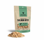 Vital Essentials(R) Freeze-Dried Raw Salmon Bites (5.0 oz) Dog Treats-AMAZON FACTORY