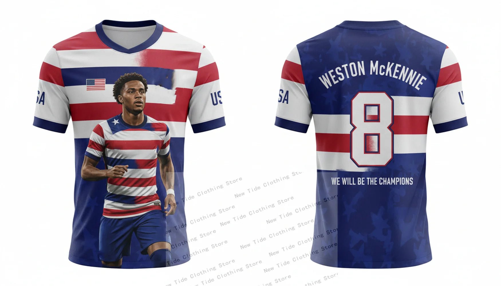 We Will Be Champions 2026 World Cup Fan Soccer Jersey for Men - Team USA Football Shirt - Ultimate Fan Wear Cheer in Style 1-AMAZON FACTORY