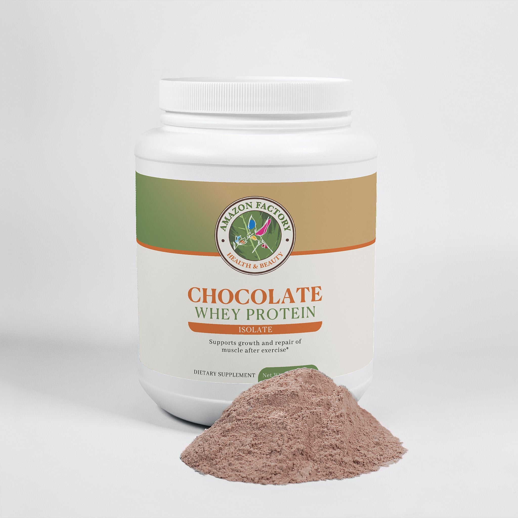 Whey Protein Isolate (Chocolate) - AMAZON FACTORY