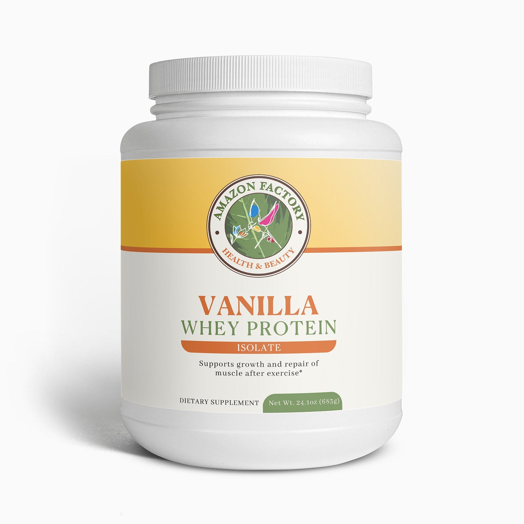 Whey Protein Isolate (Vanilla) - AMAZON FACTORY