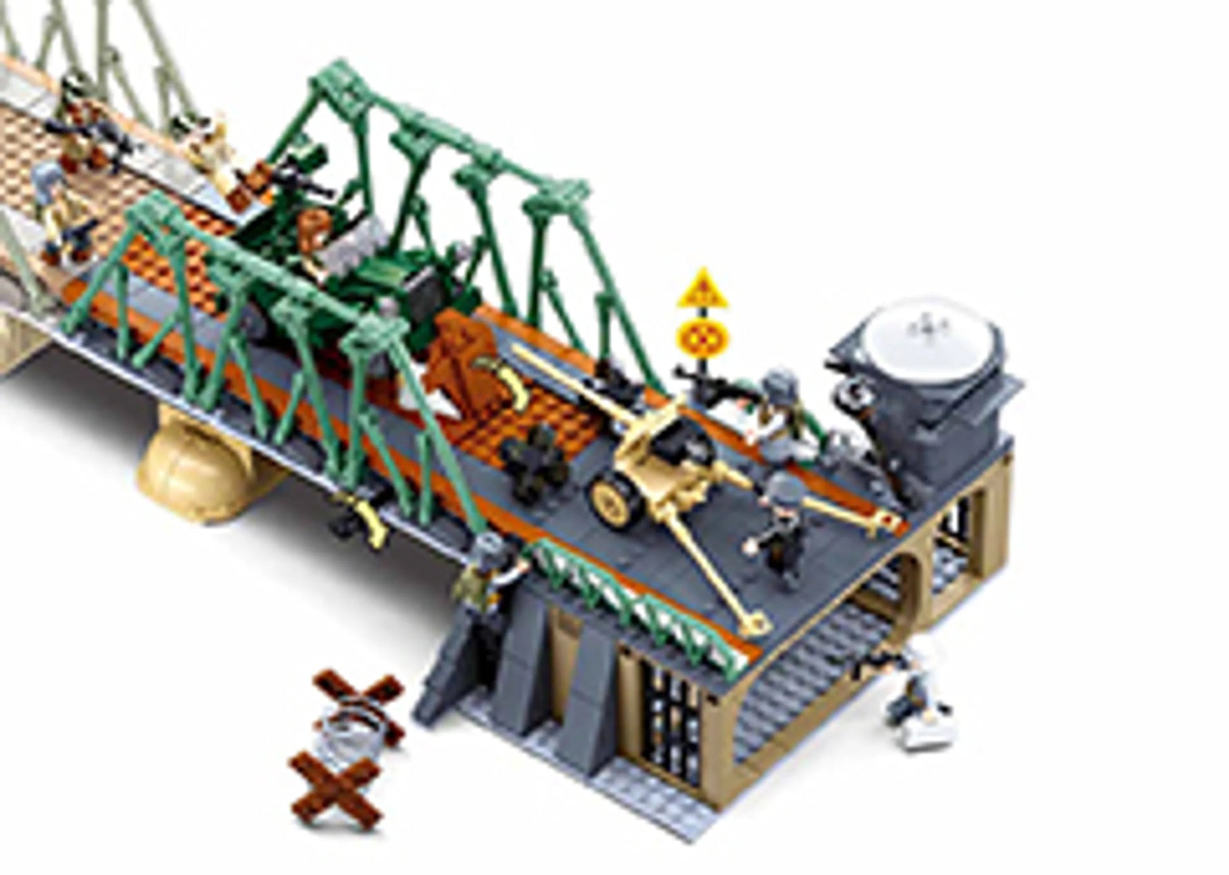 Winter Counter Attack Battle Building Brick Kit (769 pcs)-AMAZON FACTORY