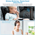 Wireless RF Headphones HiFi Over-Ear Headsets-AMAZON FACTORY