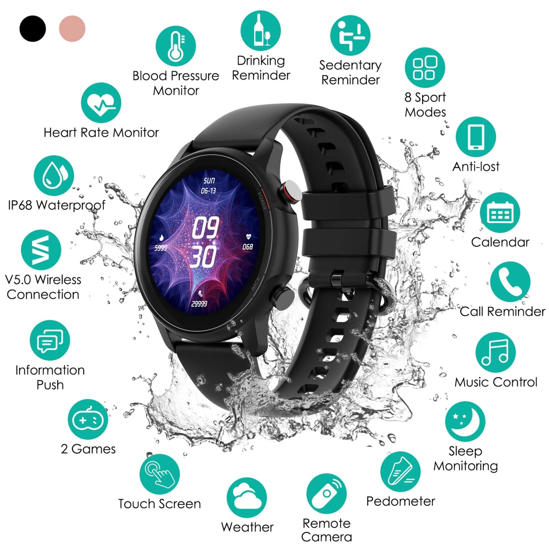 Wireless Smart Watch Fitness Tracker - AMAZON FACTORY