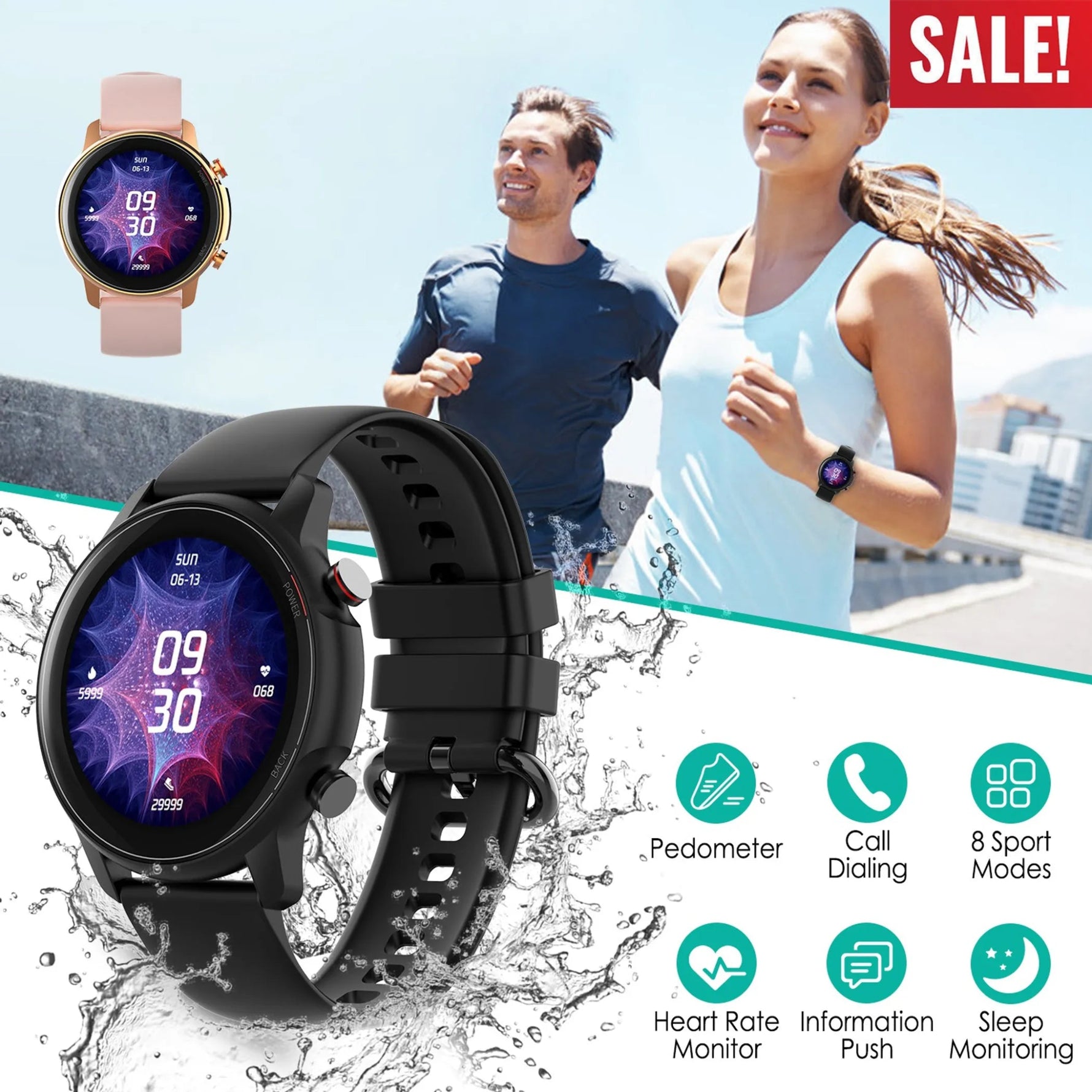 Wireless Smart Watch Fitness Tracker - AMAZON FACTORY