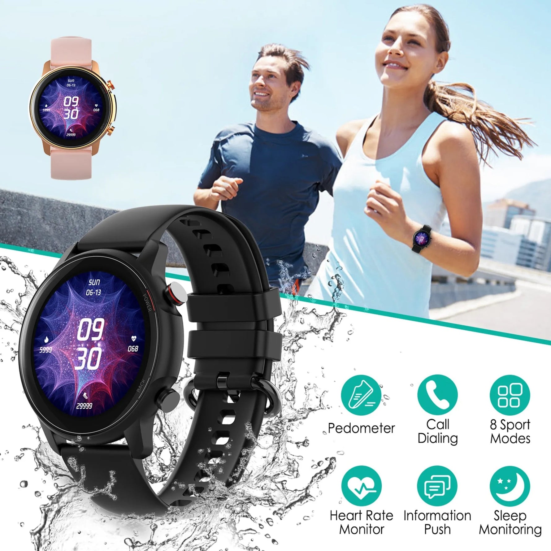 Wireless Smart Watch Fitness Tracker - AMAZON FACTORY