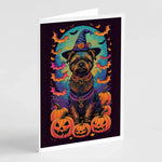 Witchy Halloween Greeting Cards - Size: 5X7 | Pack Of: 8 | Collection name: Witchy halloween - AMAZON FACTORY
