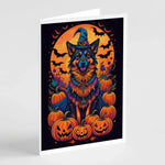 Witchy Halloween Greeting Cards - Size: 5X7 | Pack Of: 8 | Collection name: Witchy halloween - AMAZON FACTORY
