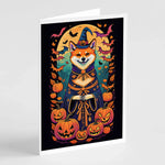 Witchy Halloween Greeting Cards - Size: 5X7 | Pack Of: 8 | Collection name: Witchy halloween - AMAZON FACTORY