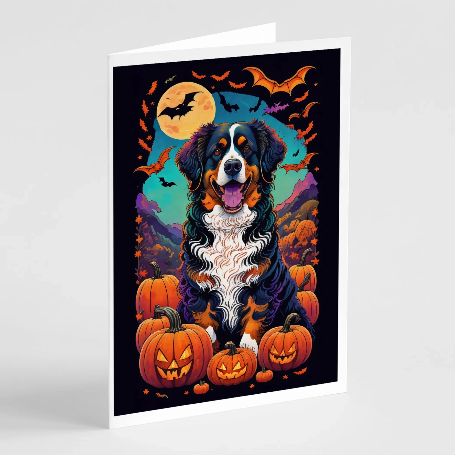 Witchy Halloween Greeting Cards - Size: 5X7 | Pack Of: 8 | Collection name: Witchy halloween - AMAZON FACTORY
