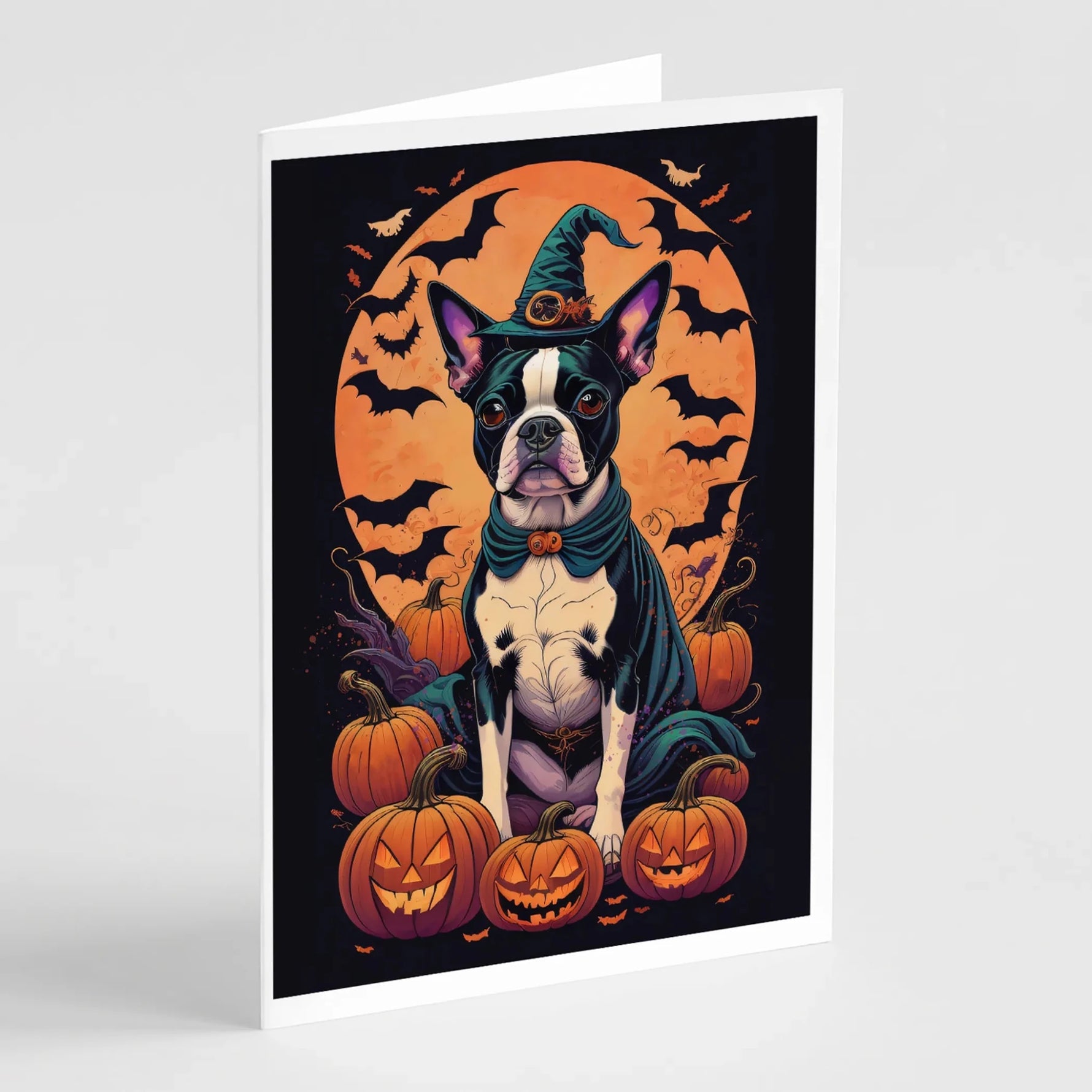 Witchy Halloween Greeting Cards - Size: 5X7 | Pack Of: 8 | Collection name: Witchy halloween - AMAZON FACTORY