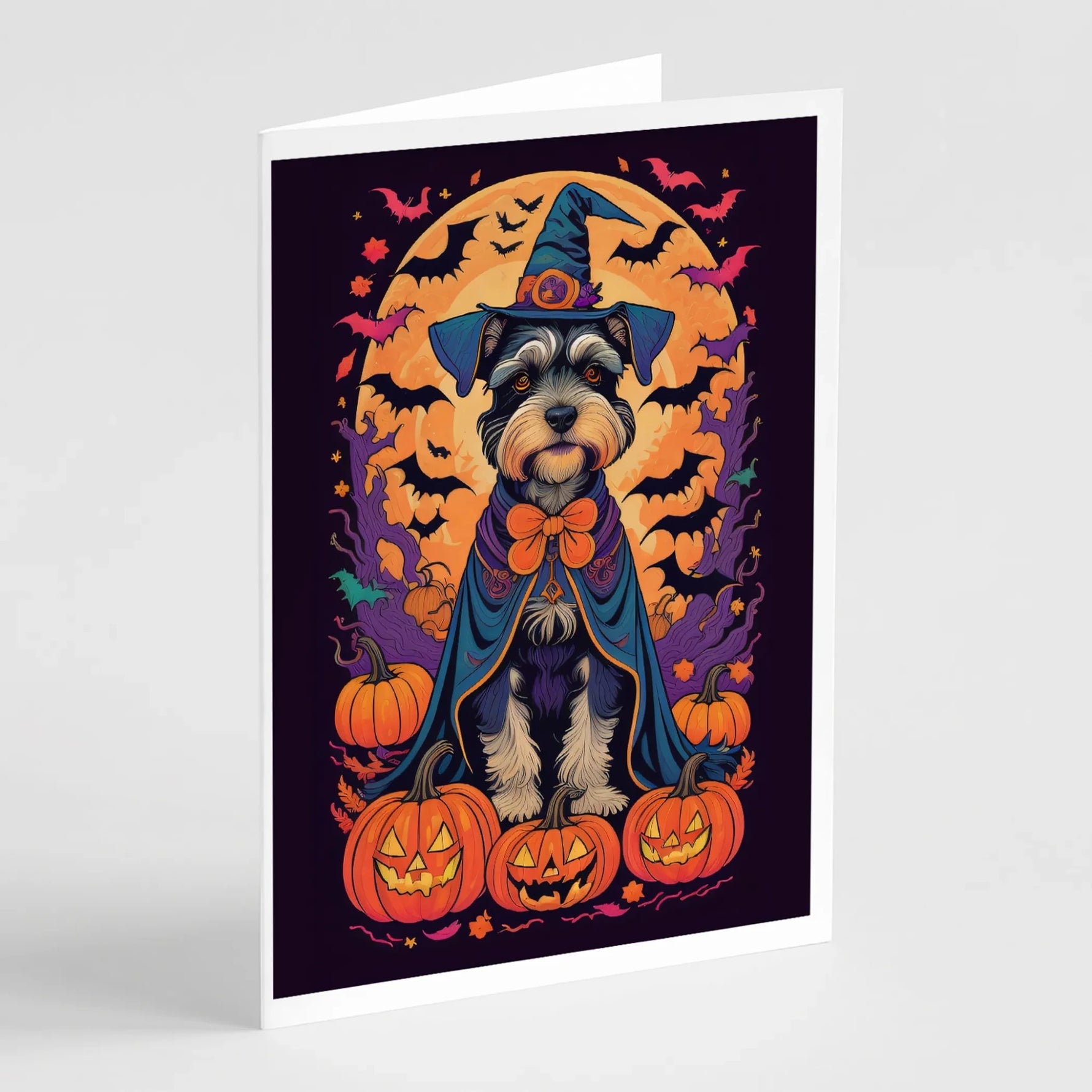 Witchy Halloween Greeting Cards - Size: 5X7 | Pack Of: 8 | Collection name: Witchy halloween - AMAZON FACTORY