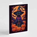 Witchy Halloween Greeting Cards - Size: 5X7 | Pack Of: 8 | Collection name: Witchy halloween - AMAZON FACTORY