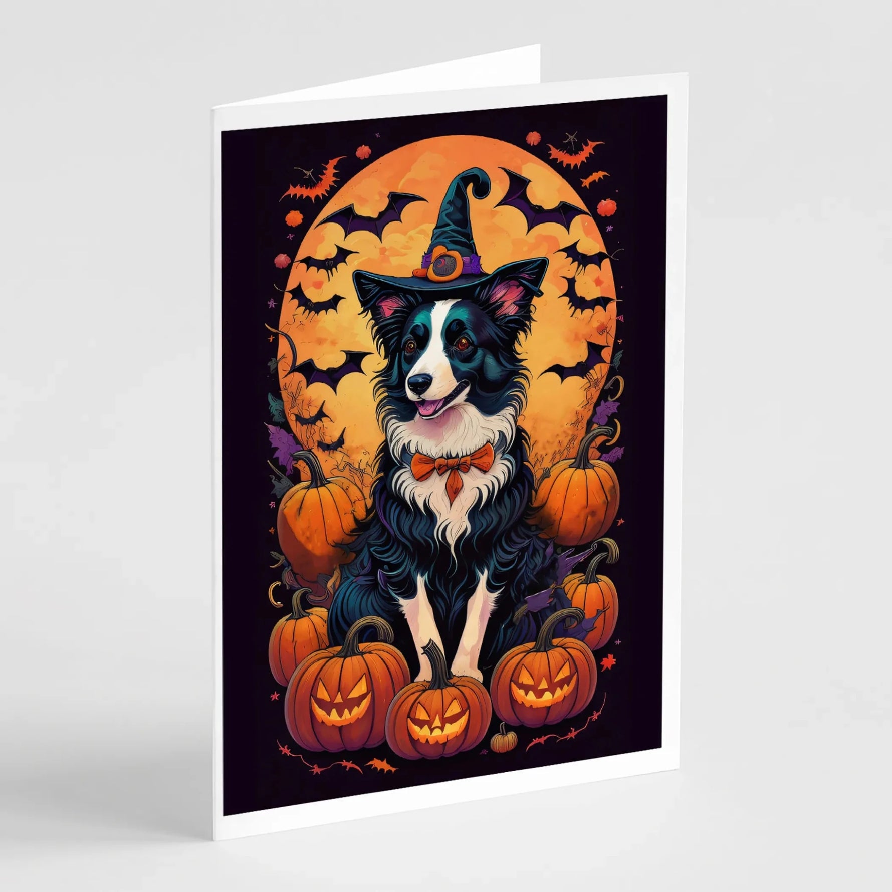 Witchy Halloween Greeting Cards - Size: 5X7 | Pack Of: 8 | Collection name: Witchy halloween - AMAZON FACTORY
