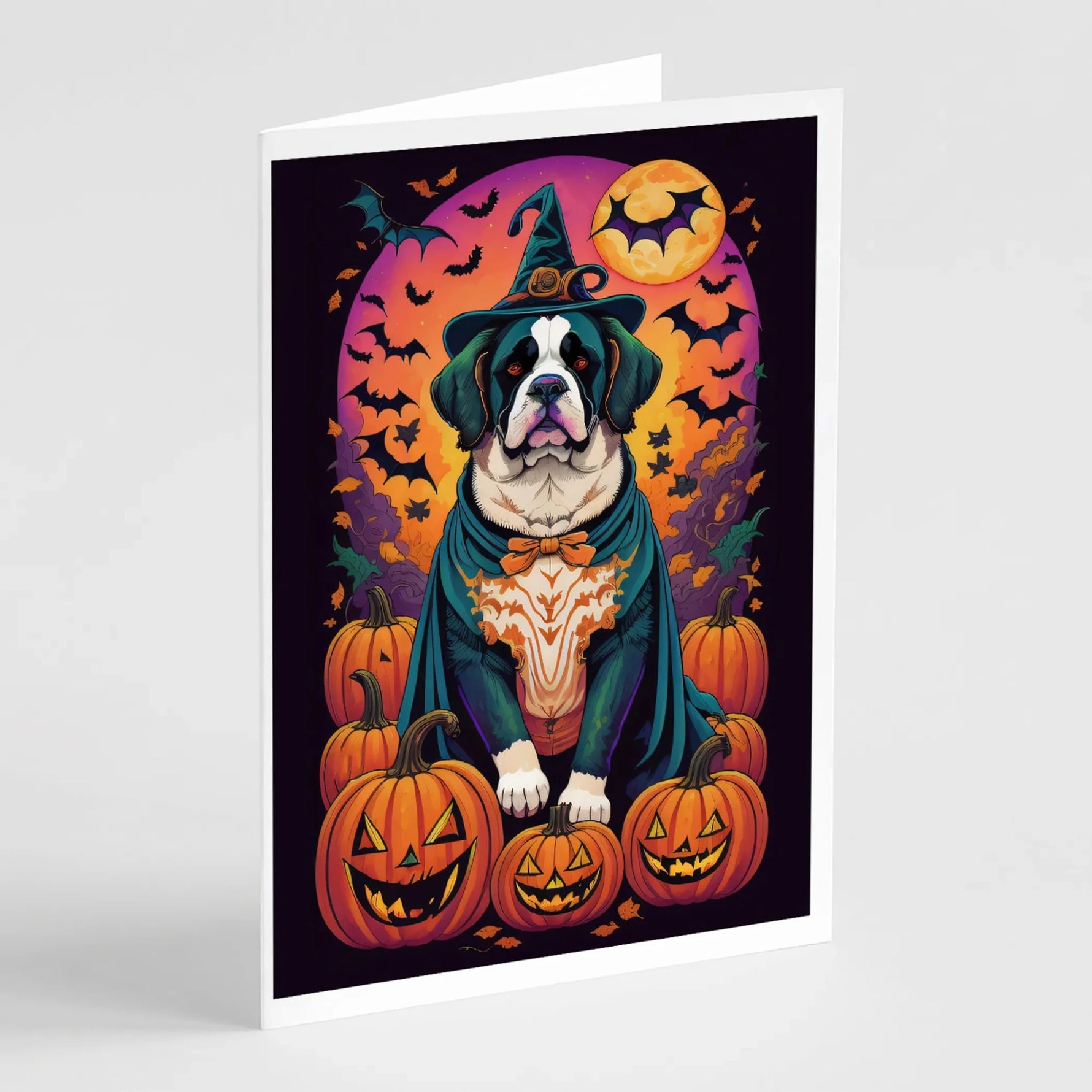 Witchy Halloween Greeting Cards - Size: 5X7 | Pack Of: 8 | Collection name: Witchy halloween - AMAZON FACTORY
