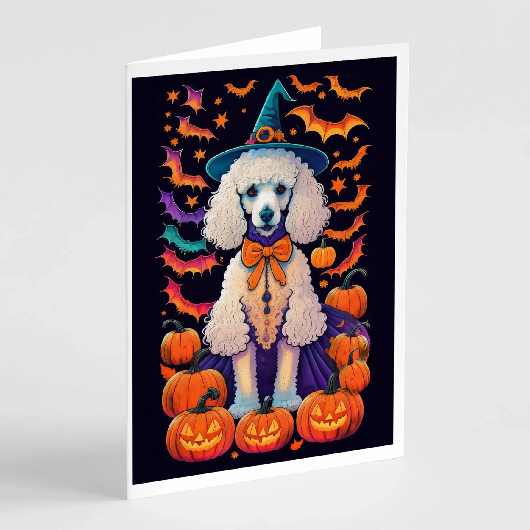 Witchy Halloween Greeting Cards - Size: 5X7 | Pack Of: 8 | Collection name: Witchy halloween - AMAZON FACTORY