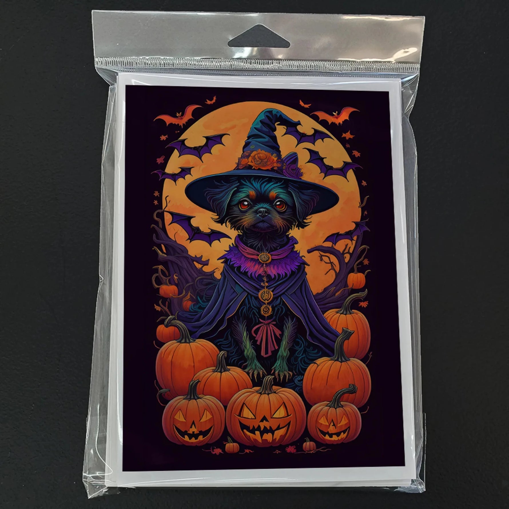 Witchy Halloween Greeting Cards - Size: 5X7 | Pack Of: 8 | Collection name: Witchy halloween - AMAZON FACTORY
