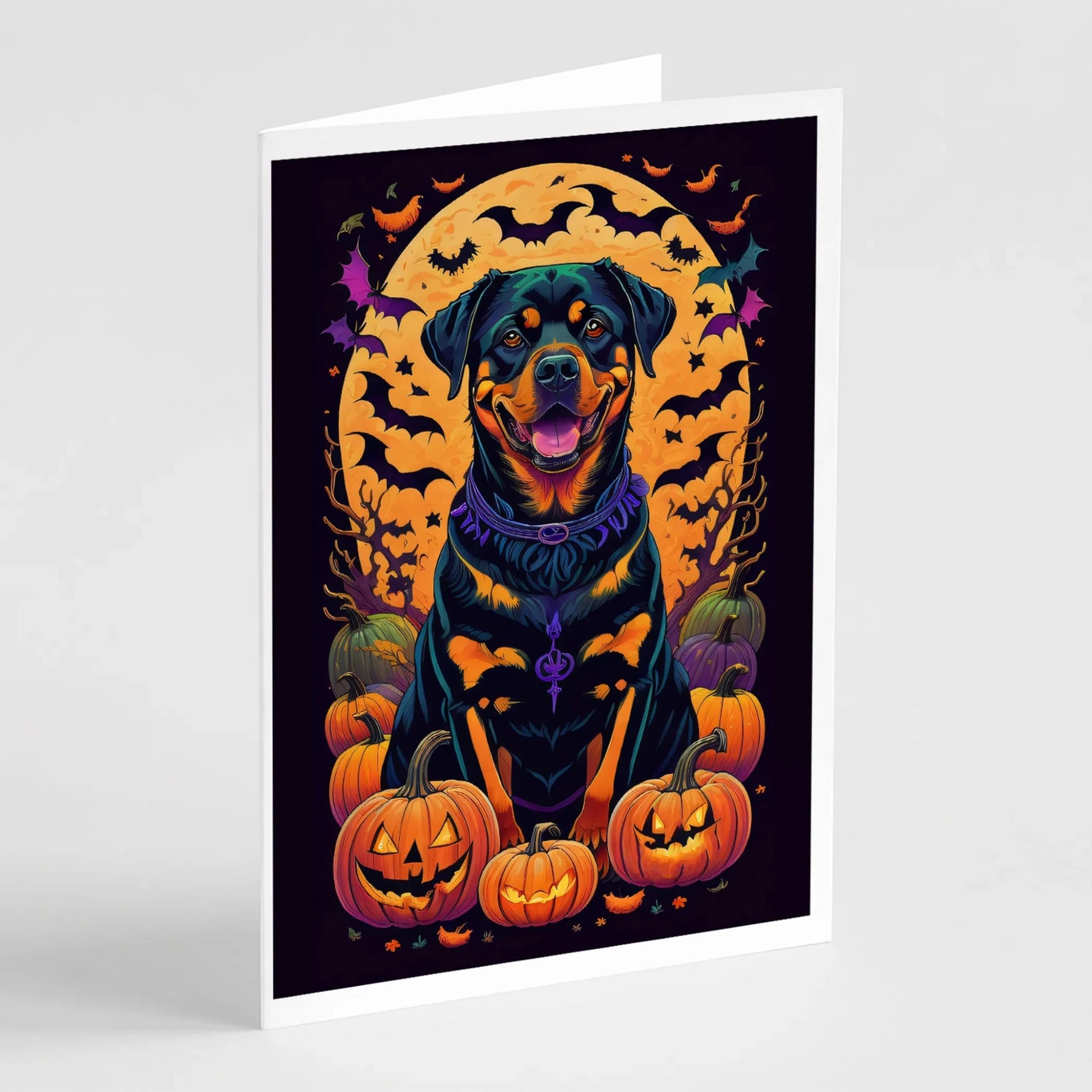 Witchy Halloween Greeting Cards - Size: 5X7 | Pack Of: 8 | Collection name: Witchy halloween - AMAZON FACTORY